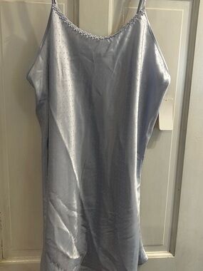 Flora Nikrooz Lavender Satin Slip Chemise